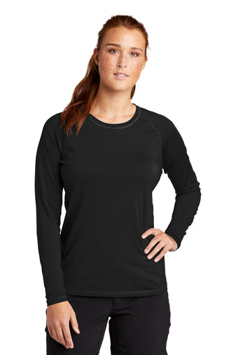 Sport Tek  Ladies Long Sleeve Rashguard Tee