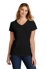 Load image into Gallery viewer, Port &amp; Company  Ladies Tri-Blend V-Neck Tee
