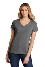 Load image into Gallery viewer, Port &amp; Company  Ladies Tri-Blend V-Neck Tee