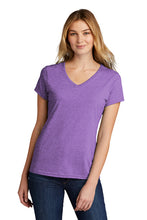Load image into Gallery viewer, Port &amp; Company  Ladies Tri-Blend VNeck Tee