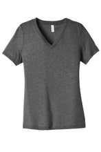 Load image into Gallery viewer, BELLA+CANVAS® Women’s Relaxed Triblend V-Neck Tee BC6415