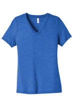 Load image into Gallery viewer, BELLA+CANVAS® Women’s Relaxed Triblend V-Neck Tee BC6415