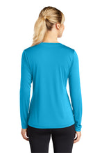 Load image into Gallery viewer, Sport Tek Ladies Long Sleeve PosiCharge Competitor VNeck Tee