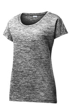 Load image into Gallery viewer, Sport Tek Ladies PosiCharge Electric Heather Sporty Tee