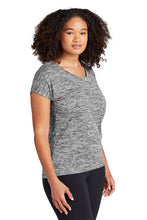 Load image into Gallery viewer, Sport Tek Ladies PosiCharge Electric Heather Sporty Tee