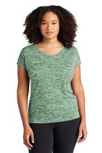 Load image into Gallery viewer, Sport Tek Ladies PosiCharge Electric Heather Sporty Tee