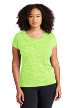 Load image into Gallery viewer, Sport Tek Ladies PosiCharge Electric Heather Sporty Tee