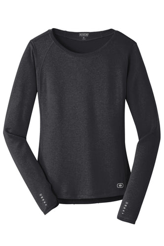 OGIO® ENDURANCE Ladies Long Sleeve Pulse Crew LOE321