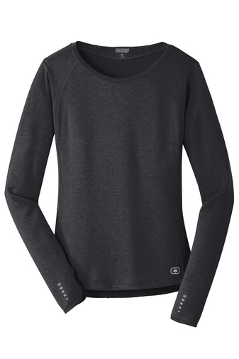 OGIO® ENDURANCE Ladies Long Sleeve Pulse Crew LOE321