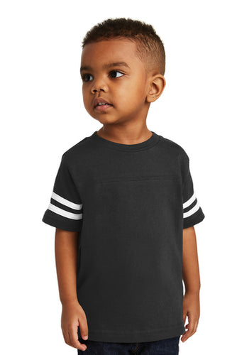 Rabbit Skins Toddler Football Fine Jersey Tee
