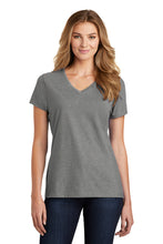 Load image into Gallery viewer, Port &amp; Company  Ladies Fan Favorite Blend V-Neck Tee