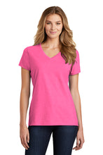Load image into Gallery viewer, Port &amp; Company  Ladies Fan Favorite Blend V-Neck Tee