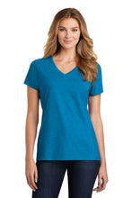 Load image into Gallery viewer, Port &amp; Company  Ladies Fan Favorite Blend V-Neck Tee